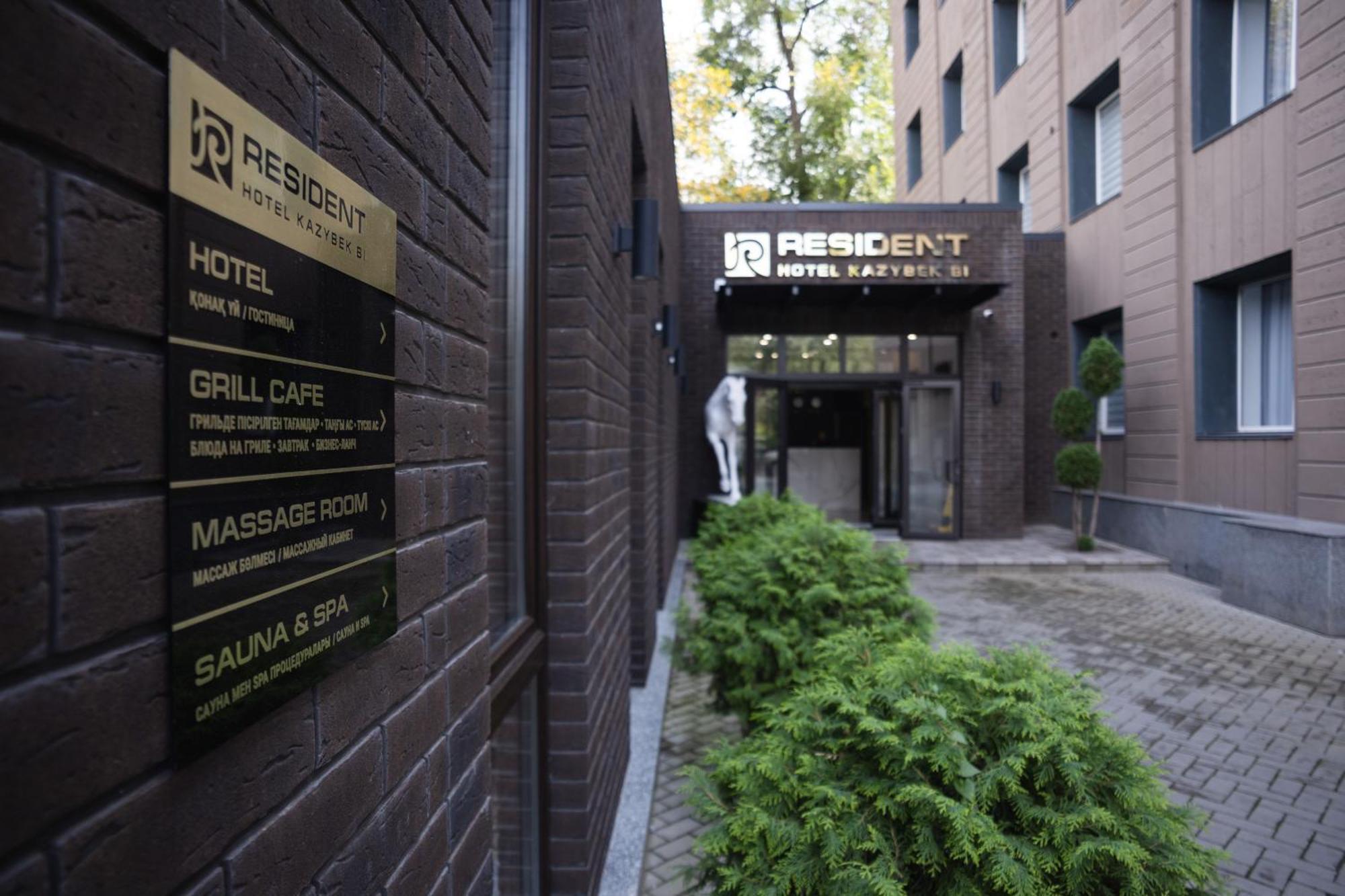 Resident Hotel Kazybek Bi Almatý Exterior foto